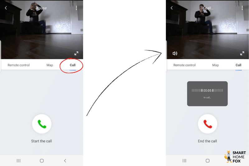 roborock s7 maxv appel video